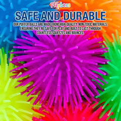 Playbees soft spiky puffer ball suitable for kids and adults.