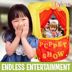 Playbees Twist-and-Pop assembly makes setup quick and easy