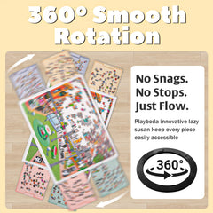 Playboda lightweight ABS plastic board combines durability with portability.