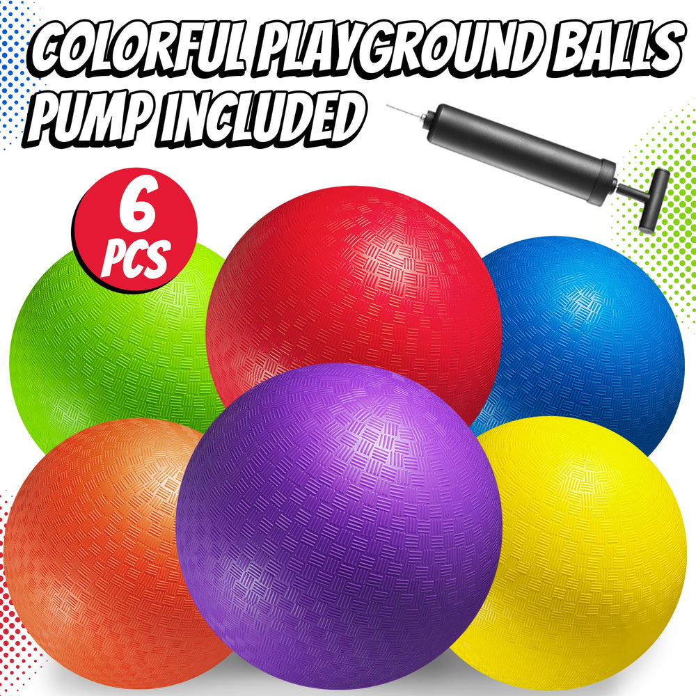 PlayBolt 8.5-inch green playground ball versatile for indoor and outdoor activities.