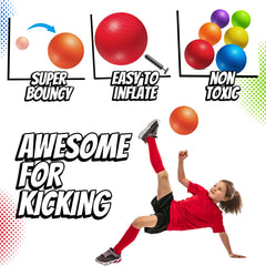 PlayBolt 8.5-inch yellow playground ball bright for recess and group games.