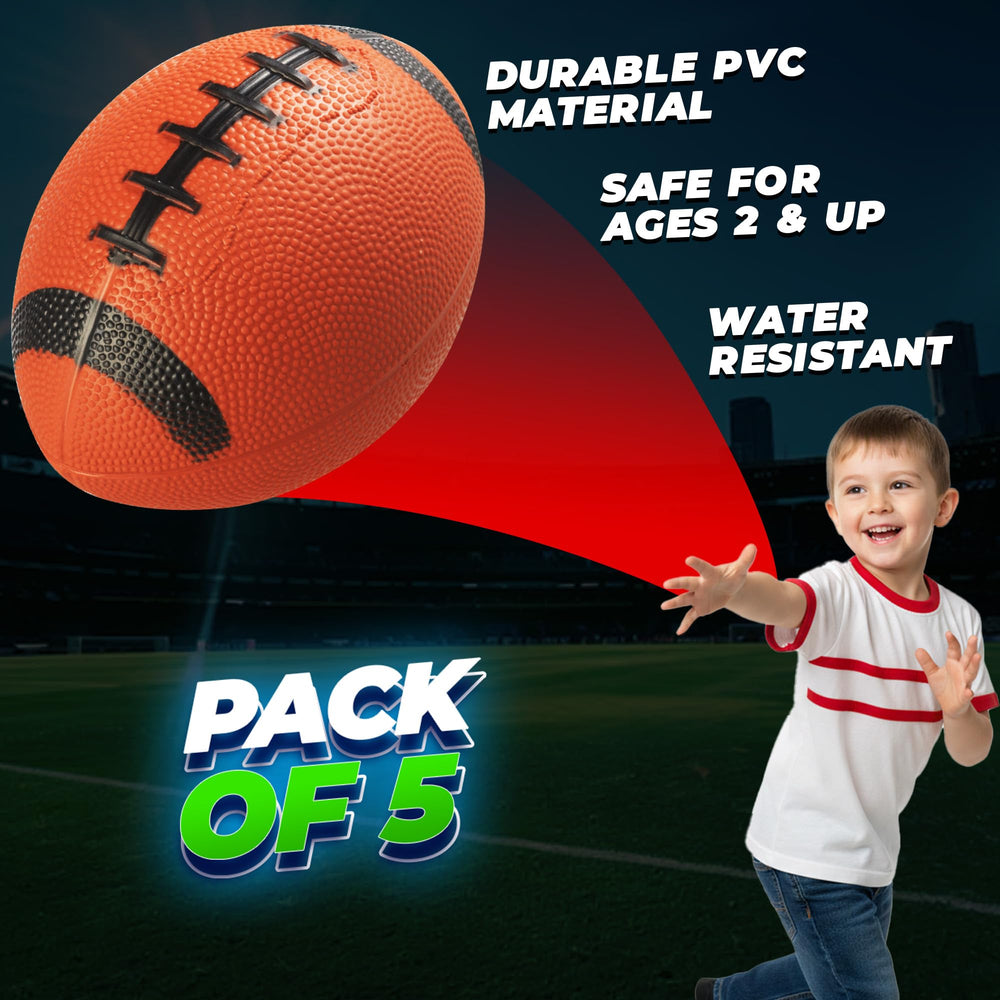 PlayBolt party-favor mini-football pack, perfect for gifts and celebrations.