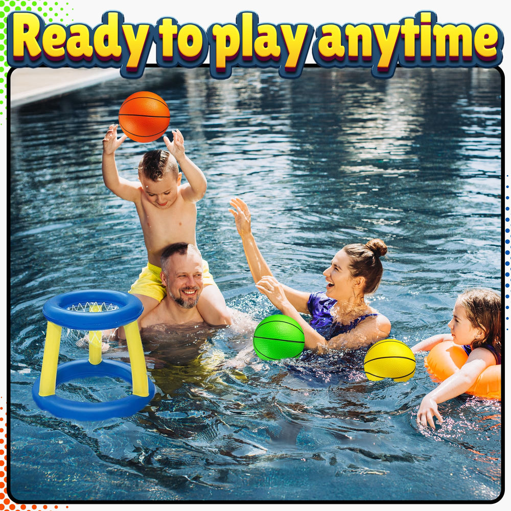 PlayBolt pool-ready balls float for pool games and water play.