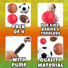 PlayBolt soccer ball 6-inch for young players and backyard fun