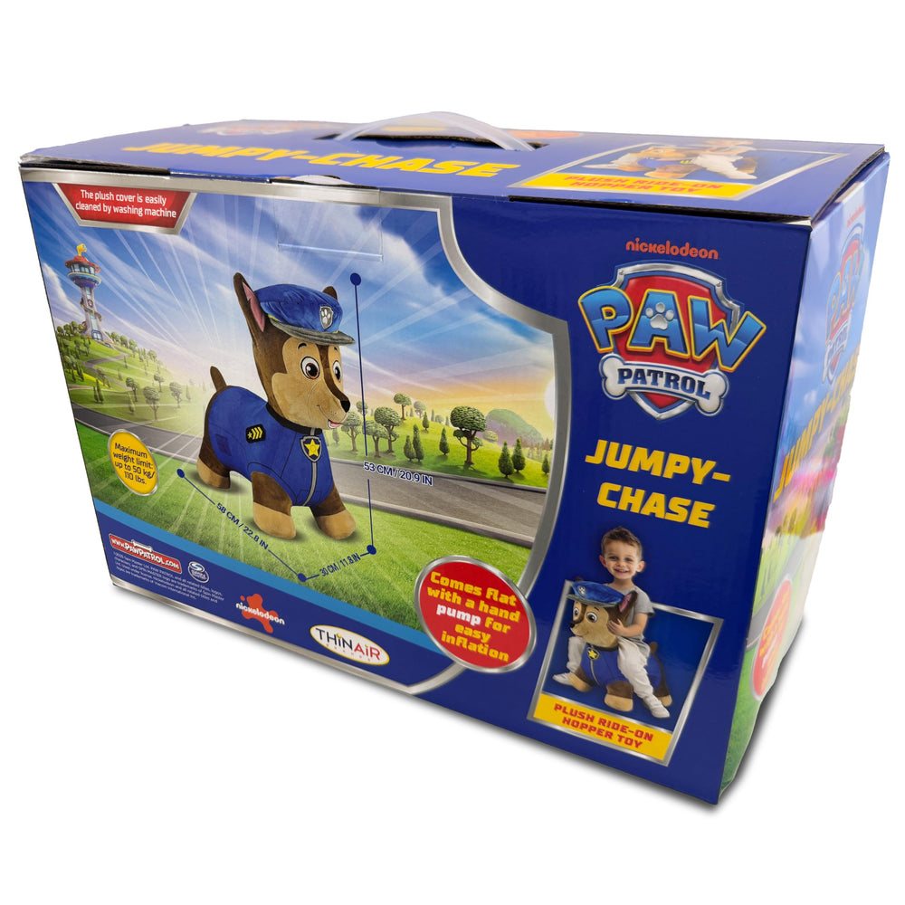 Playful Minds Chase Bouncer plush cover removable for easy machine washing.
