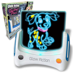 Playful Minds Glow Pad dual screens for tracing and animation.