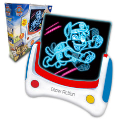 Playful Minds PAW Patrol Glow Pad storyboard display for imaginative storytelling.