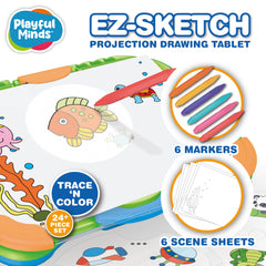 Playful Minds EZ Sketch scene papers for varied backdrops and storytelling sketches.