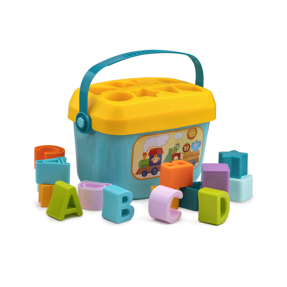 Playkidiz bright blocks teach colors and shapes during playful sorting