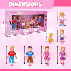 Playkidz family figures: gift box packaging ideal for birthdays.