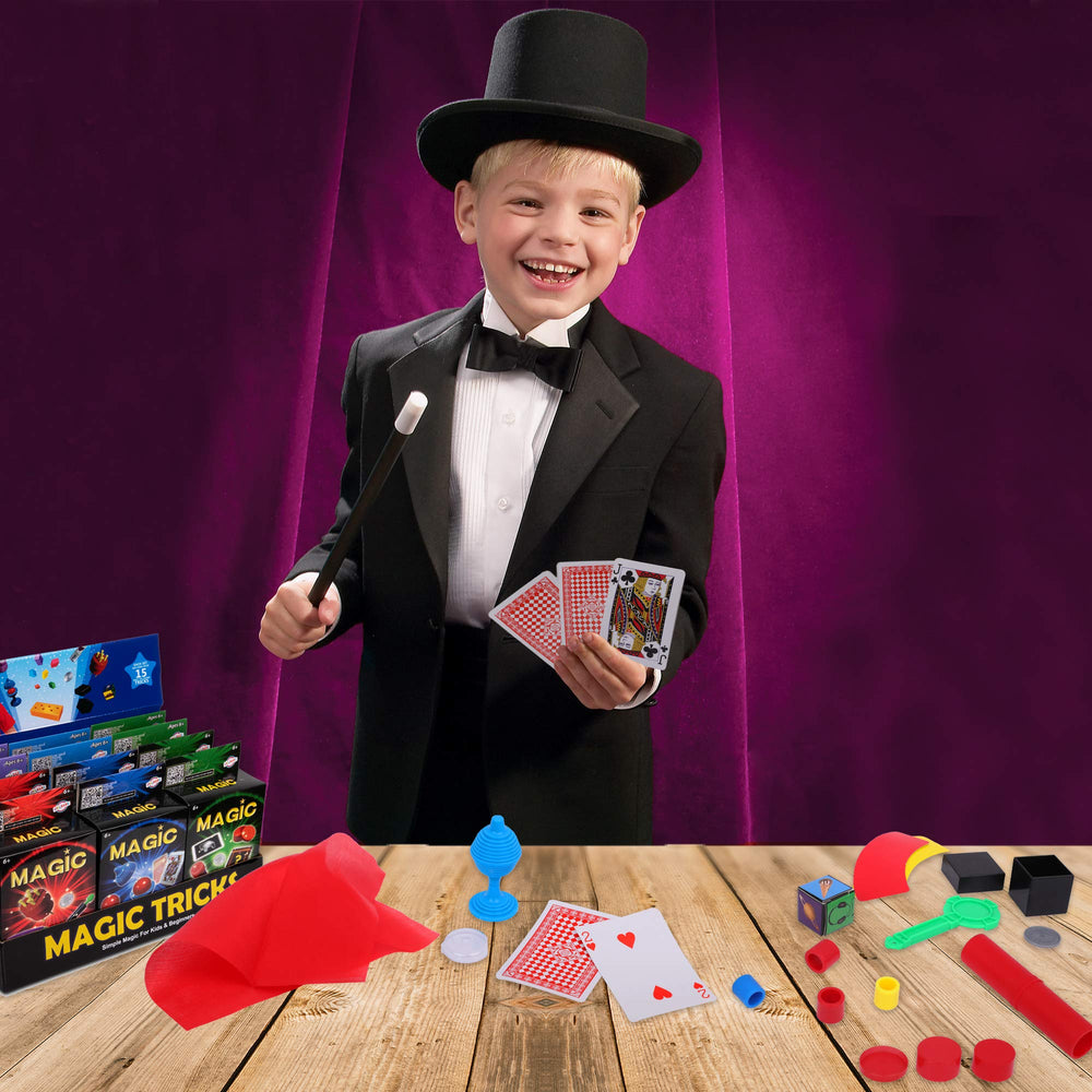 Playkidz magician playset—easy tricks for budding performers.