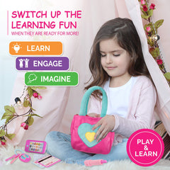 Playkidz kit supports fine motor skills during pretend sessions.