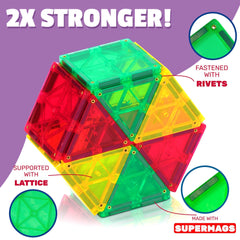 Playmags alphabet letters click in windows to support learning