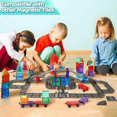 Playmags Stickers add colorful customization to layouts.