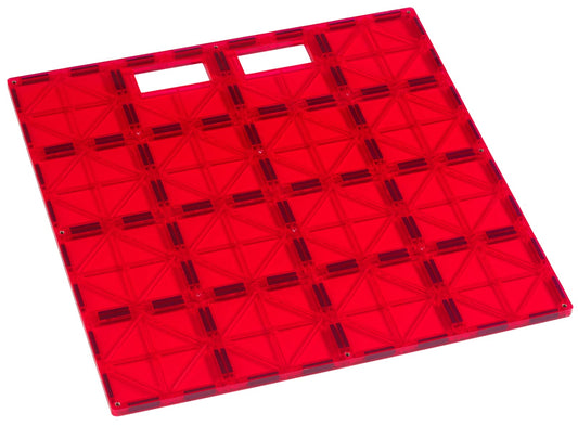 Playmags stabilizer tile 12x12 with carrying handle supports tall, stable builds