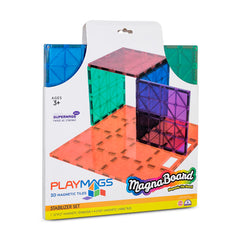Playmags stabilizer set adds sturdy starting point for structures.