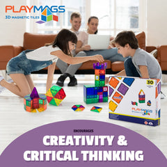 Playmags starter set helps kids start building and expanding favorite creations.