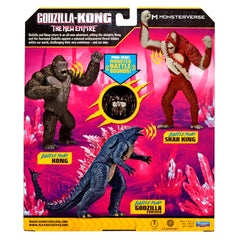 Unique Godzilla x Kong packaging for cohesive display.