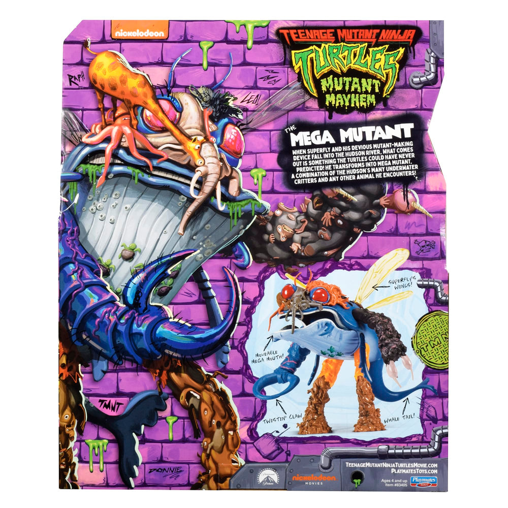 PlayMates Megamutant action figure supports storytelling and imaginative play.