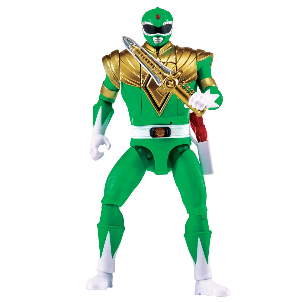 PlayMates Green Ranger six-inch articulation detail for posing and display.