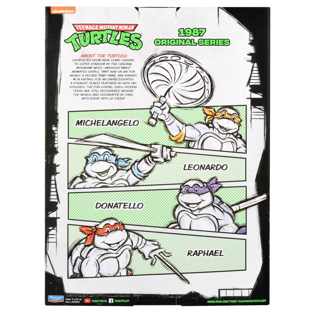 PlayMates TMNT 1987 Raphael figure — iconic pose for display and giftable nostalgia