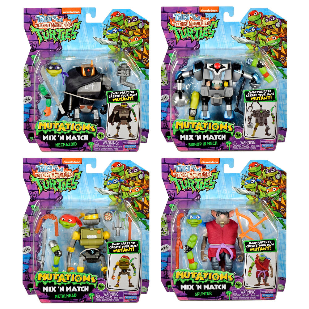 PlayMates TMNT Mix N Match limbs pack enabling endless customization.