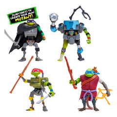 PlayMates TMNT Splinter in Mech detail for authentic display.