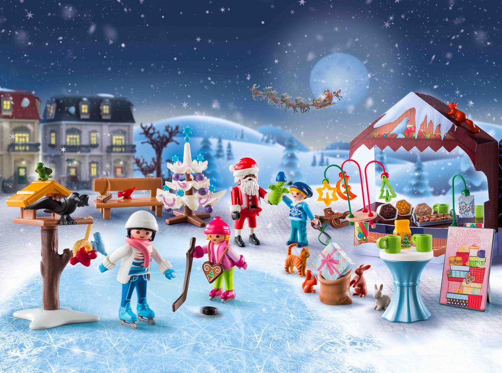 Playmobil Advent Calendar four figures supports cooperative play and daily surprise unboxings.