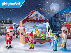 Playmobil Advent Calendar robust pieces designed for easy handling by kids.