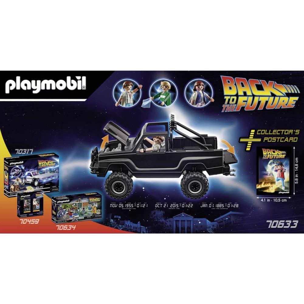 Playmobil Marty's Pickup Truck play scene invites creative storytelling.