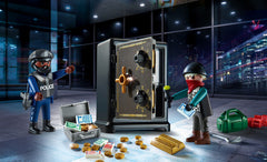 Playmobil Bank Robbery robber figure ready for tense roleplay