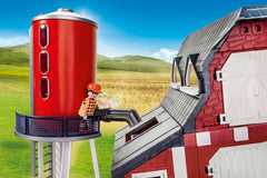 Playmobil Barn with Silo accessories and figures support creative farm setups.
