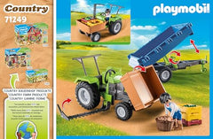 Playmobil Farm crops and vegetables showcased with the set.