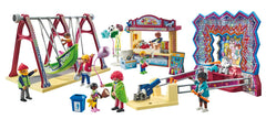 Playmobil Fun Fair cuddly toys and accessories for cozy storytelling.