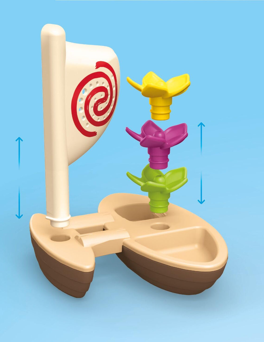 Packaging and contents of the eight-piece Playmobil Junior set.