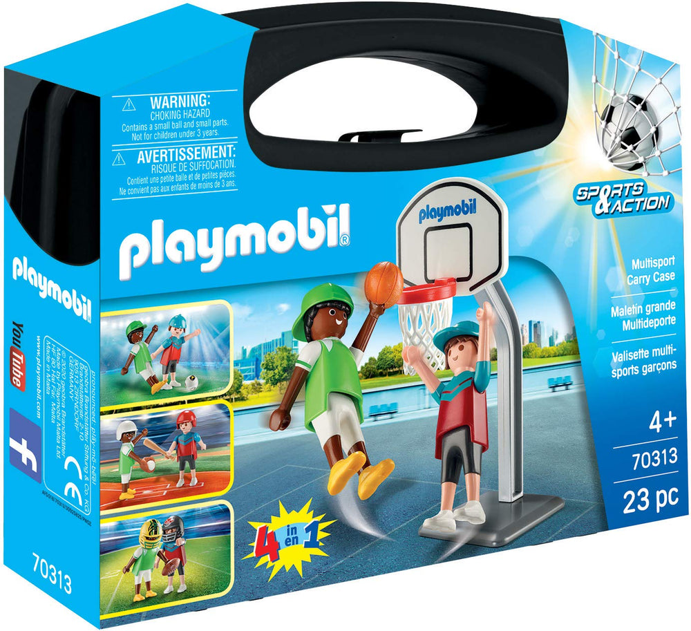 Playmobil Multisport Carry Case setup for imaginative play and quick storage