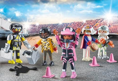 Playmobil My Figures Fashion: backpack and books for classroom-style pretend play.