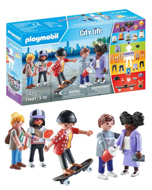 Playmobil My Figures Fashion: seven mix-and-match figures for creative storytelling.