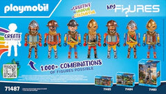 Playmobil My Figures Knights of Novelmore battle scene setup fuels dramatic storytelling