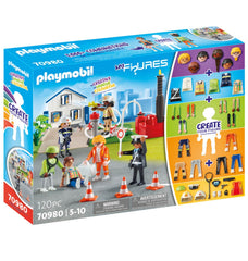Playmobil My Figures: Rescue Mission front view showing mix-and-match play possibilities