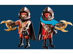 Playmobil Novelmore tools and table scene for inventive storytelling.