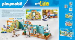 Playmobil Puppy Care Center puppy beds provide cozy resting spaces for pups.