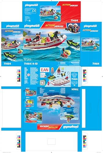 Playmobil set contents include 52 pieces for rich play.