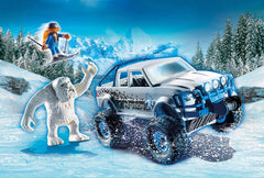Playmobil Snow Beast Expedition powder scene invites dynamic chases in fresh snow.