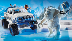 Playmobil Snow Beast Expedition Yeti figure ready for imaginative creature encounters.