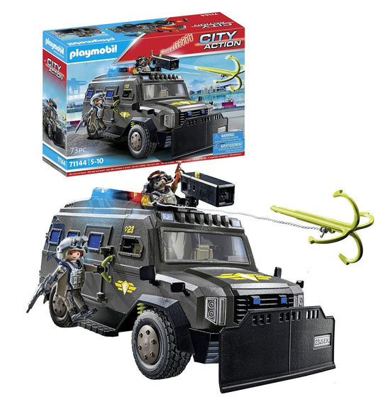 Playmobil Tactical Unit All-Terrain Vehicle front view for quick missions
