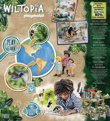 Playmobil Wiltopia bird nest on a tree, adding wildlife detail to the scene.