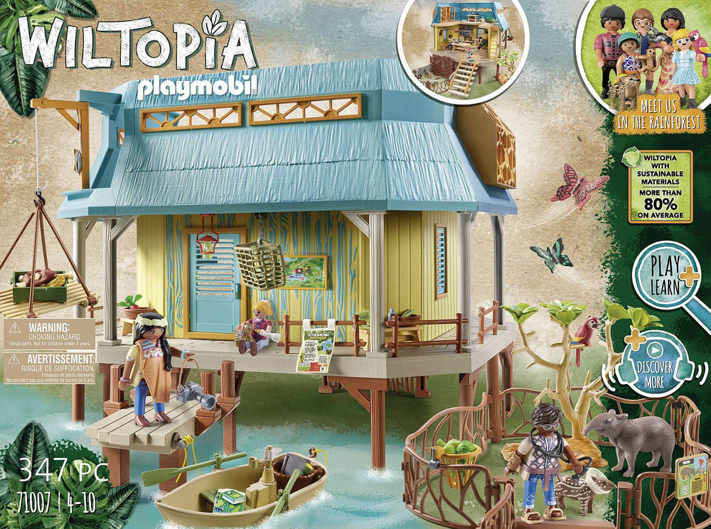 Heat lamp stalls in Wiltopia keep animals warm during care