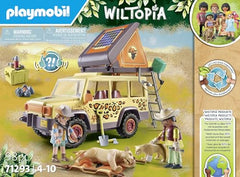 Playmobil Wiltopia injured lion rescue action showing care and safety