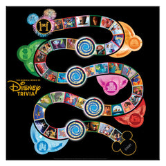 PlayMonster Disney Trivia character movers bring scenes to life at the table.